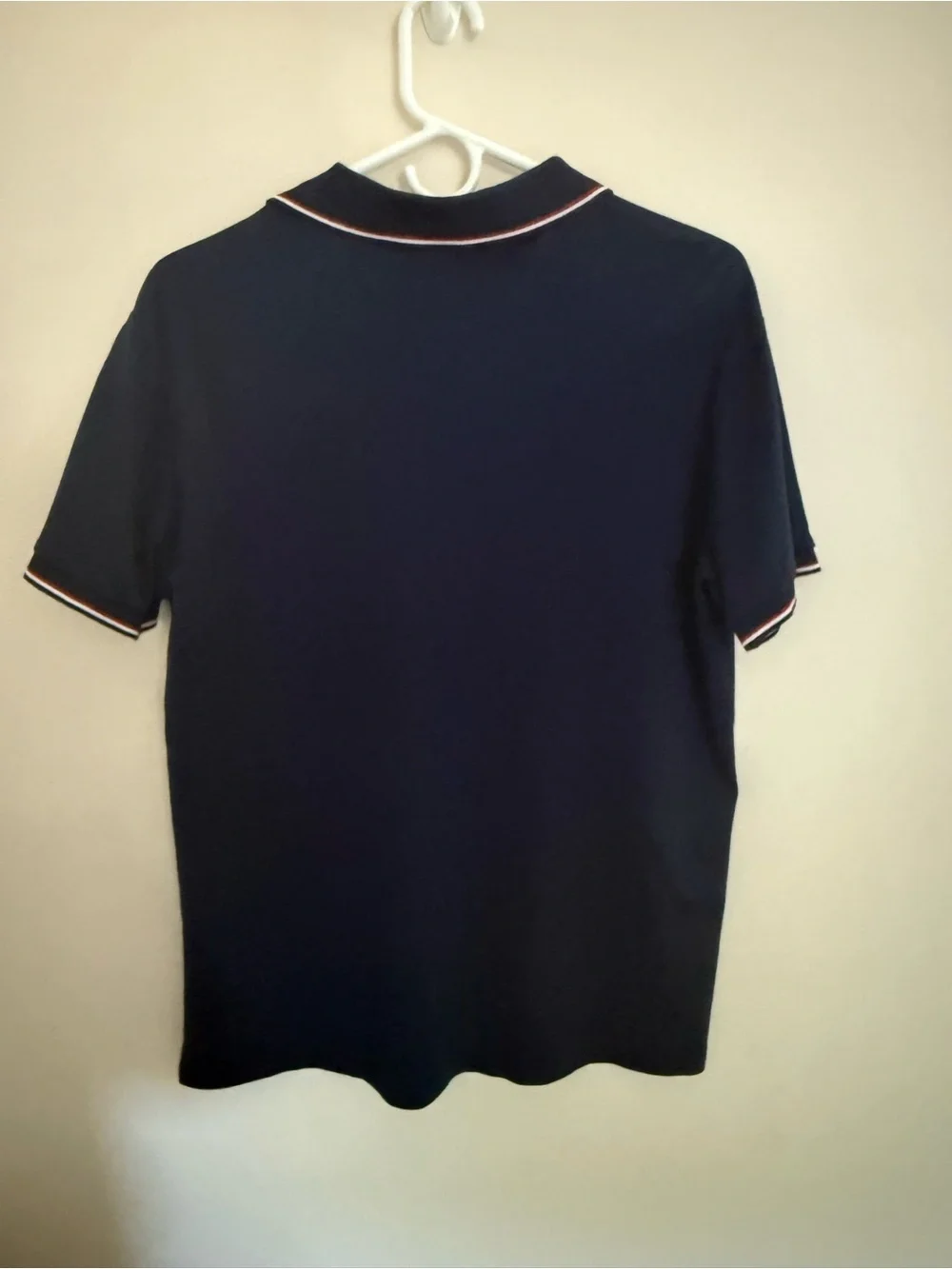 Polo Ralph Lauren Classic Fit Mens Navy Tipped Mesh Short Sleeve Polo size M